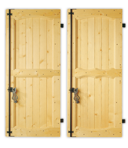 volets bois chapeau de gendarme